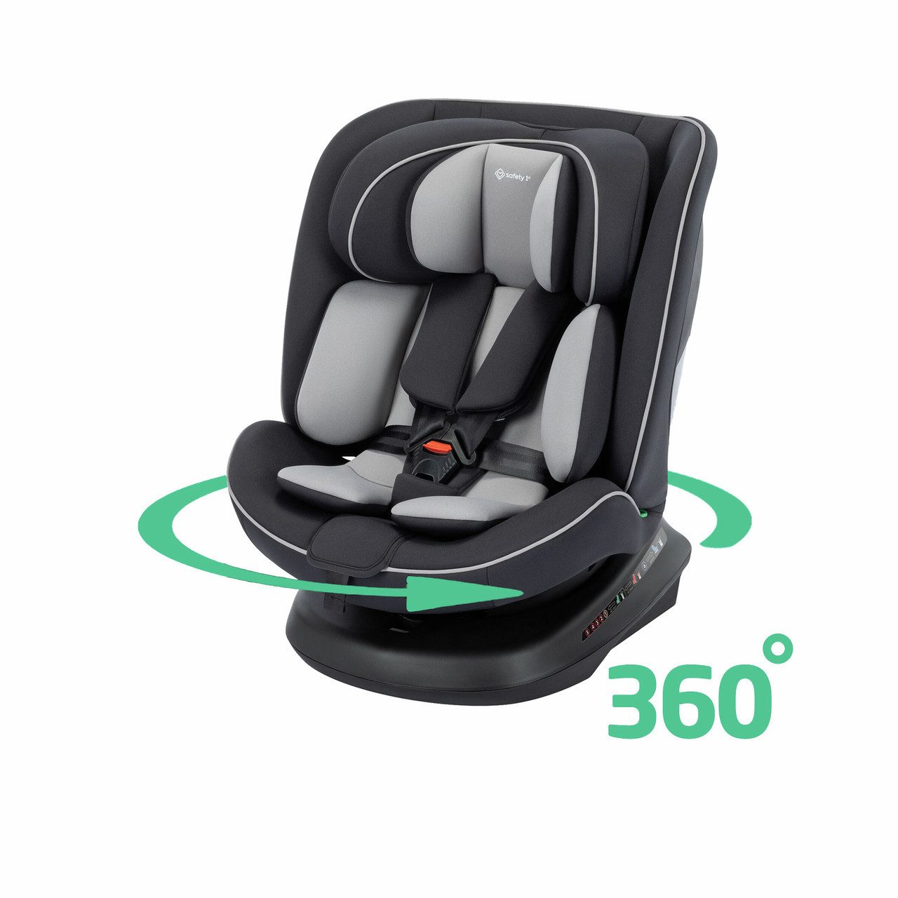 Safety 1st Autokindersitz Safety 1st Cosmo 360 i-Safe, Autositz 360 Grad drehbar, 0–12 Jahre (40, ab: 0 Monate, bis: 12 Jahre, Wächst mit deinem Kind mit Mühelose Installation Bequemes Reisen S…