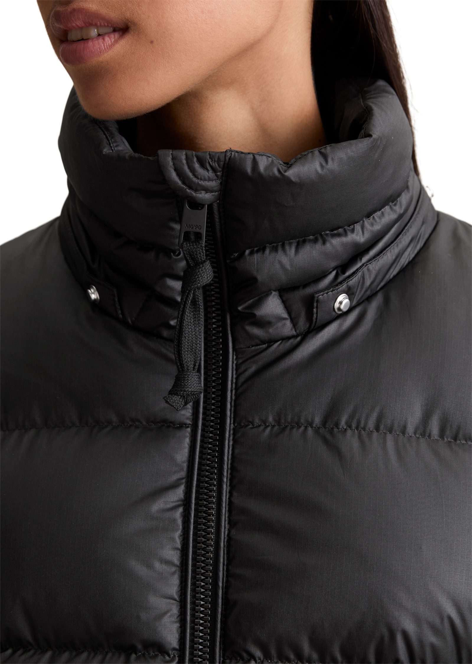 Marc O'Polo DENIM Steppjacke Winterjacke, regular fit, Stehkragen, abnehmbare Kapuze