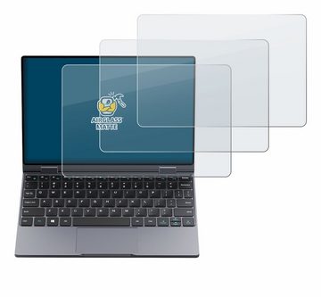 BROTECT flexible Panzerglasfolie für Chuwi MiniBook X, Displayschutzglas, 3 Stück, Schutzglas Glasfolie matt entspiegelt Anti-Reflex