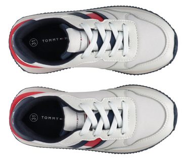 Tommy Hilfiger FLAG LOW CUT LACE-UP SNEAKER Sneaker mit farbigem Sohleneinsatz, Freizeitschuh, Halbschuh, Schnürschuh