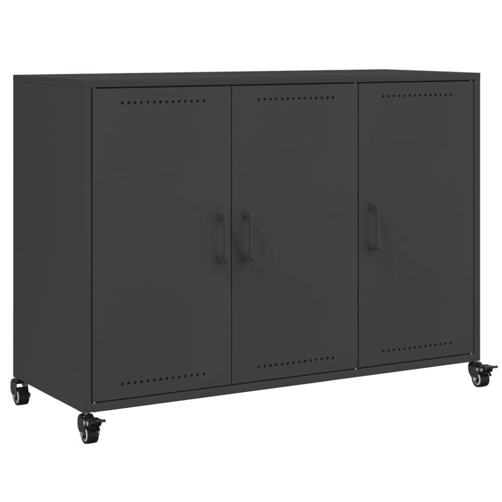 vidaXL Sideboard Sideboard Schwarz 100,5x39x72 cm günstig online kaufen