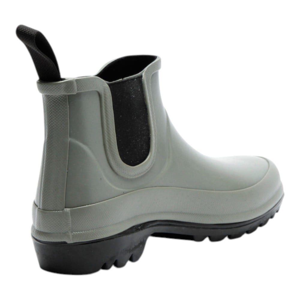 Grand Step Shoes Gummistiefel Vickie (Chelseaboot aus Naturkautschuk) grau Damen Sneaker