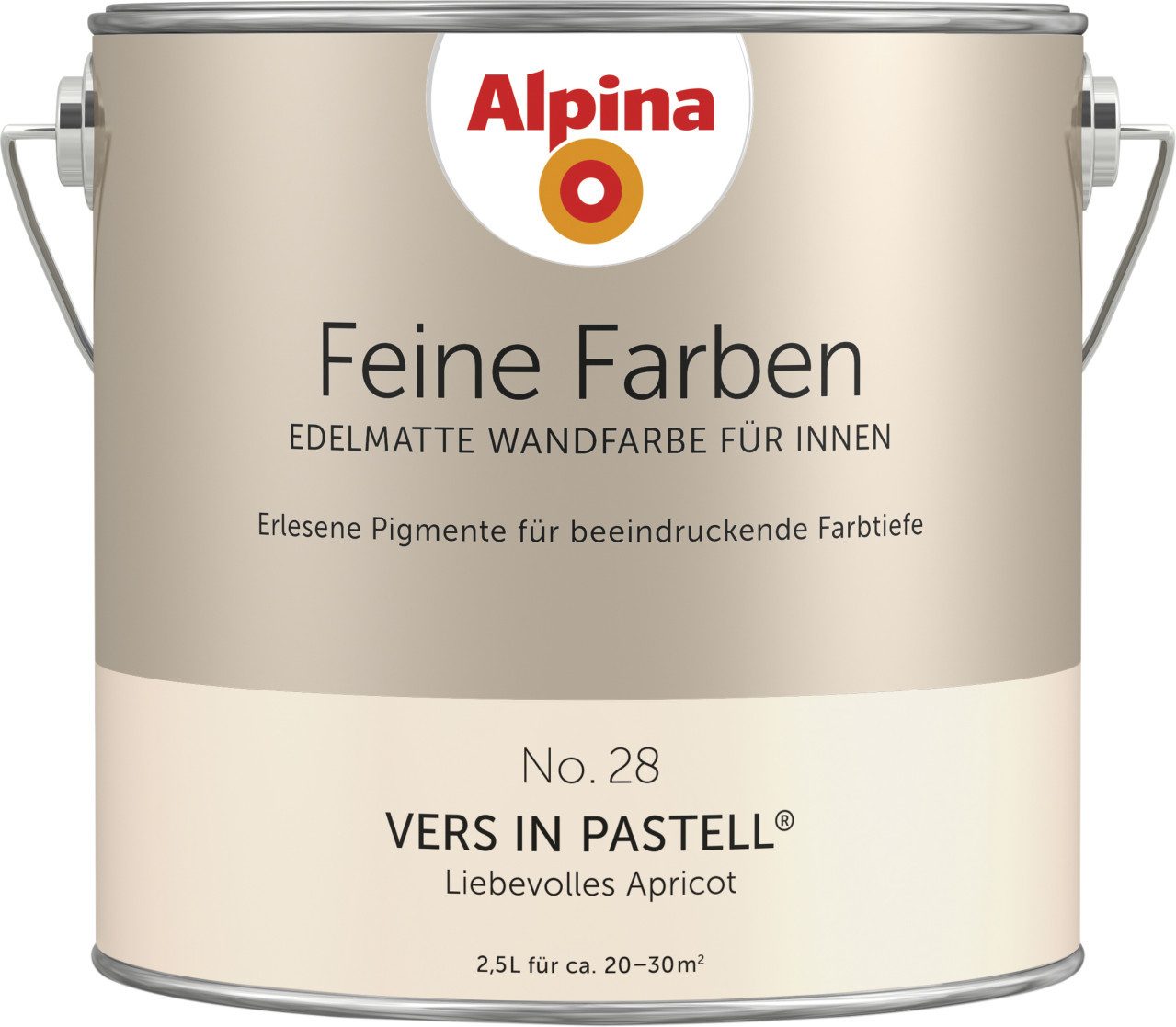 Alpina Wandfarbe Alpina Feine Farben Wandfarbe No. 28 Vers in