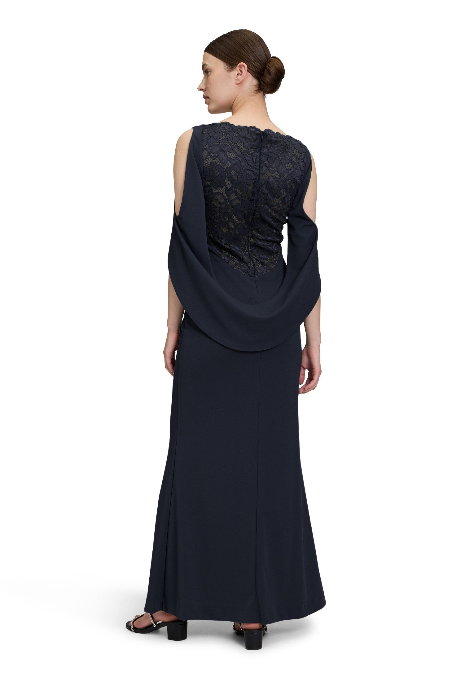 Vera Mont Abendkleid Damen mit Spitze Nahtführung