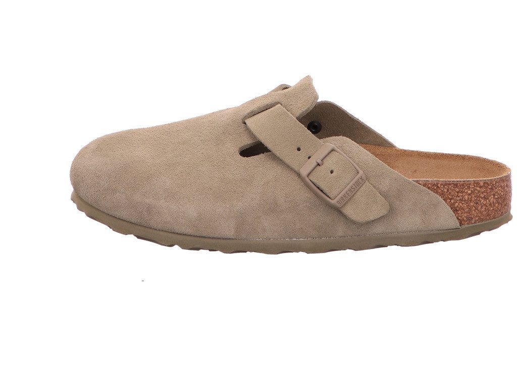 Birkenstock Boston LEVE Faded Khaki Pantolette