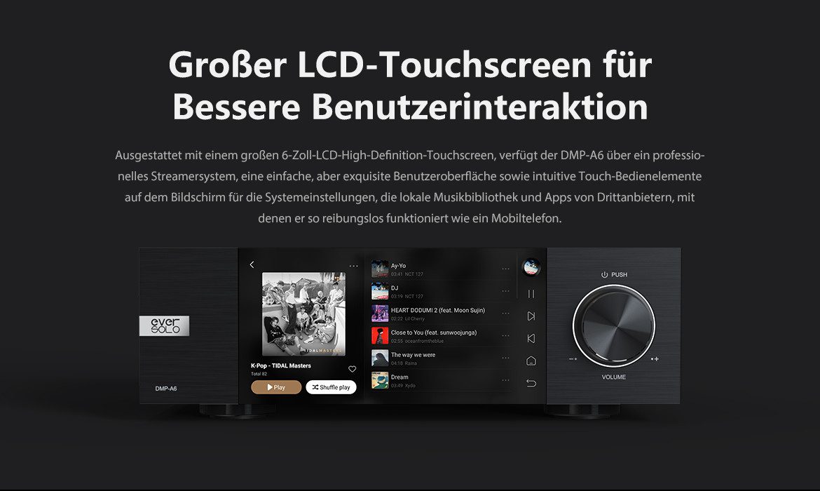 Eversolo Eversolo DMP-A6 (Master Edition) Internet-Radio