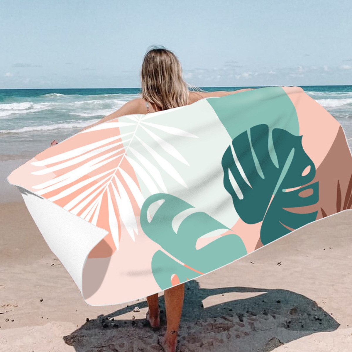 wohnTRAUM24 Strandtuch Strandtuch Mikrofaser Saunatuch Handtuch günstig online kaufen