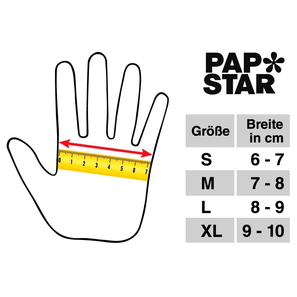 PAPSTAR Latexhandschuhe 100er WHITE Gr. XL Latexhandschuhe Pack GRIP puderfrei