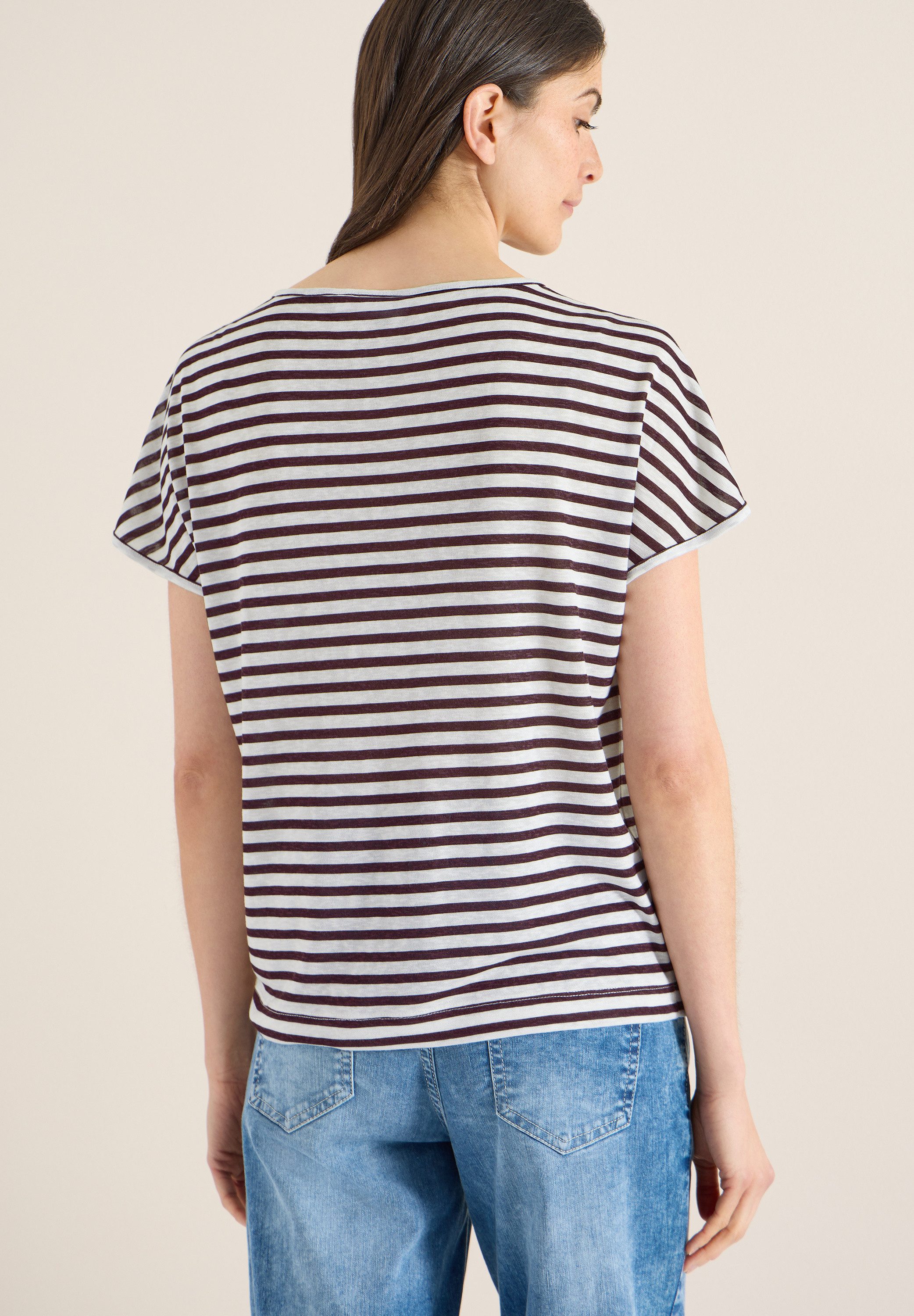 CECIL T-Shirt mit Streifen Muster