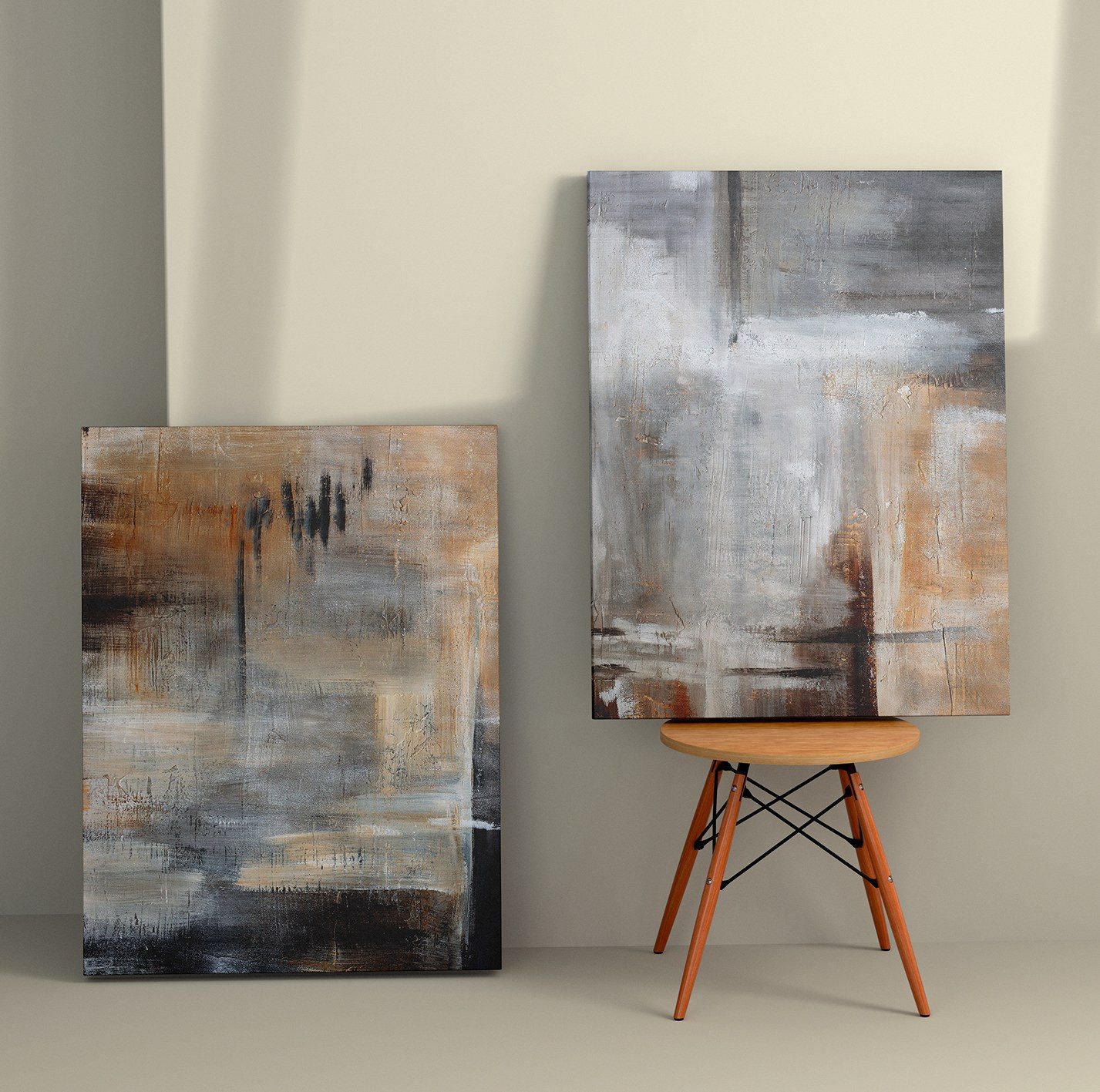 Wallity Leinwandbild 100% CANVAS, 50 x 70 cm (2 Pieces) T1177, (2 St) günstig online kaufen