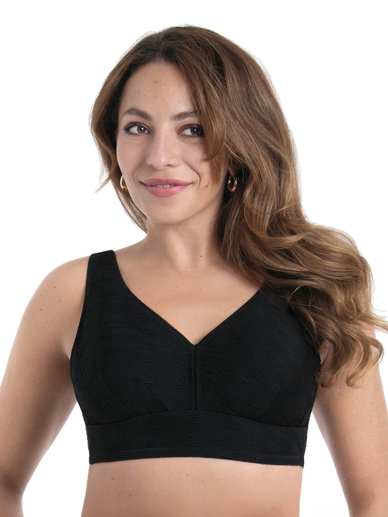 Anita since 1886 Balconette-Bikini-Top Bikini Top Essentials (Stück, 1-St), herausnehmbare Pads, Uni, Jacquard