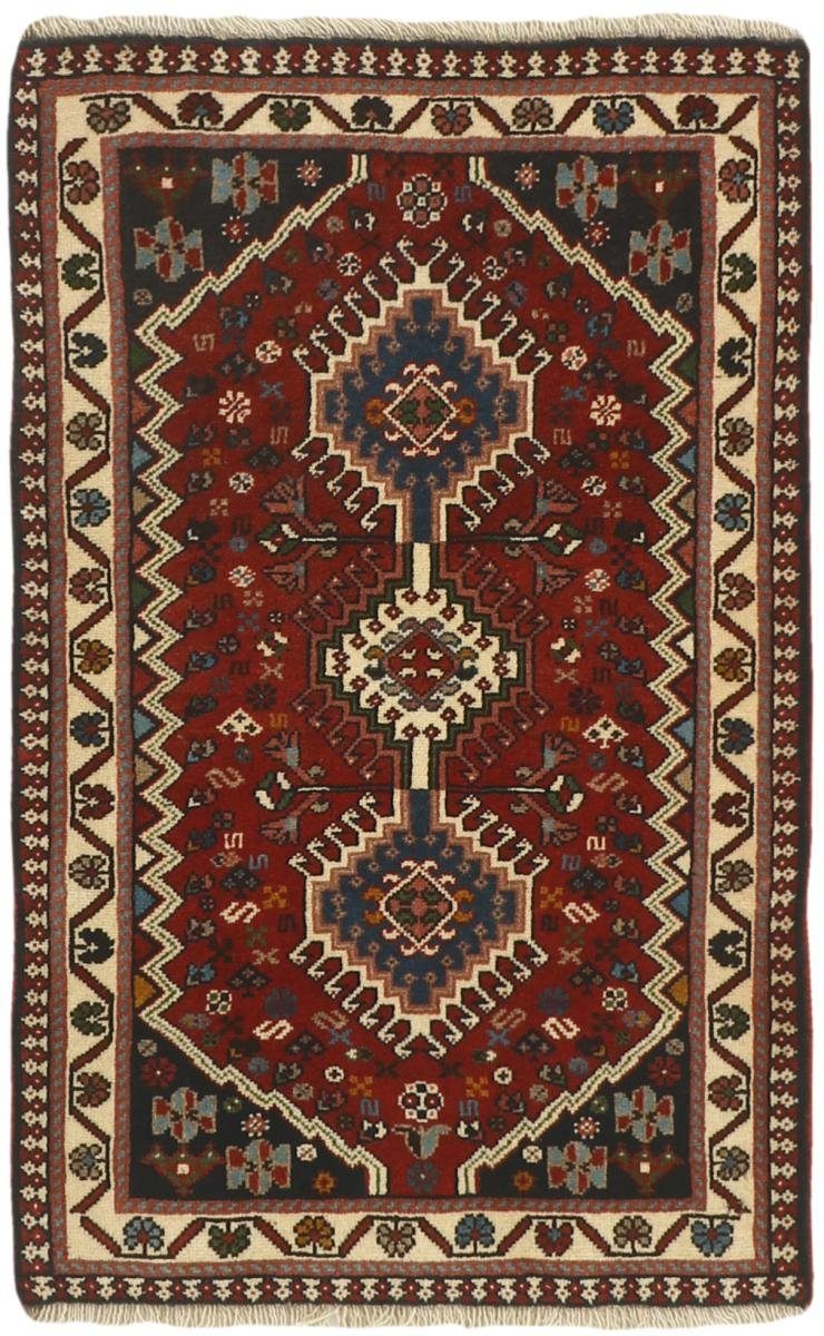 Orientteppich Yalameh 60x91 Handgeknüpfter Orientteppich / Perserteppich, Nain Trading, rechteckig, Höhe: 12 mm