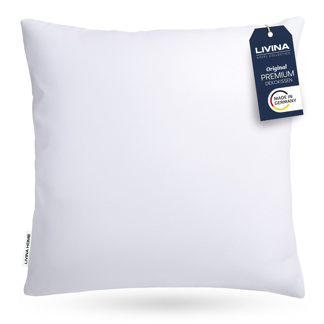 LIVINA HOME Dekokissen Premium Dekokissen, Sofakissen, Couchkissen, Made in Germany, Dekokissen 40x40, 30x50, 45x45, 50x50, 60x60, Made in Germany