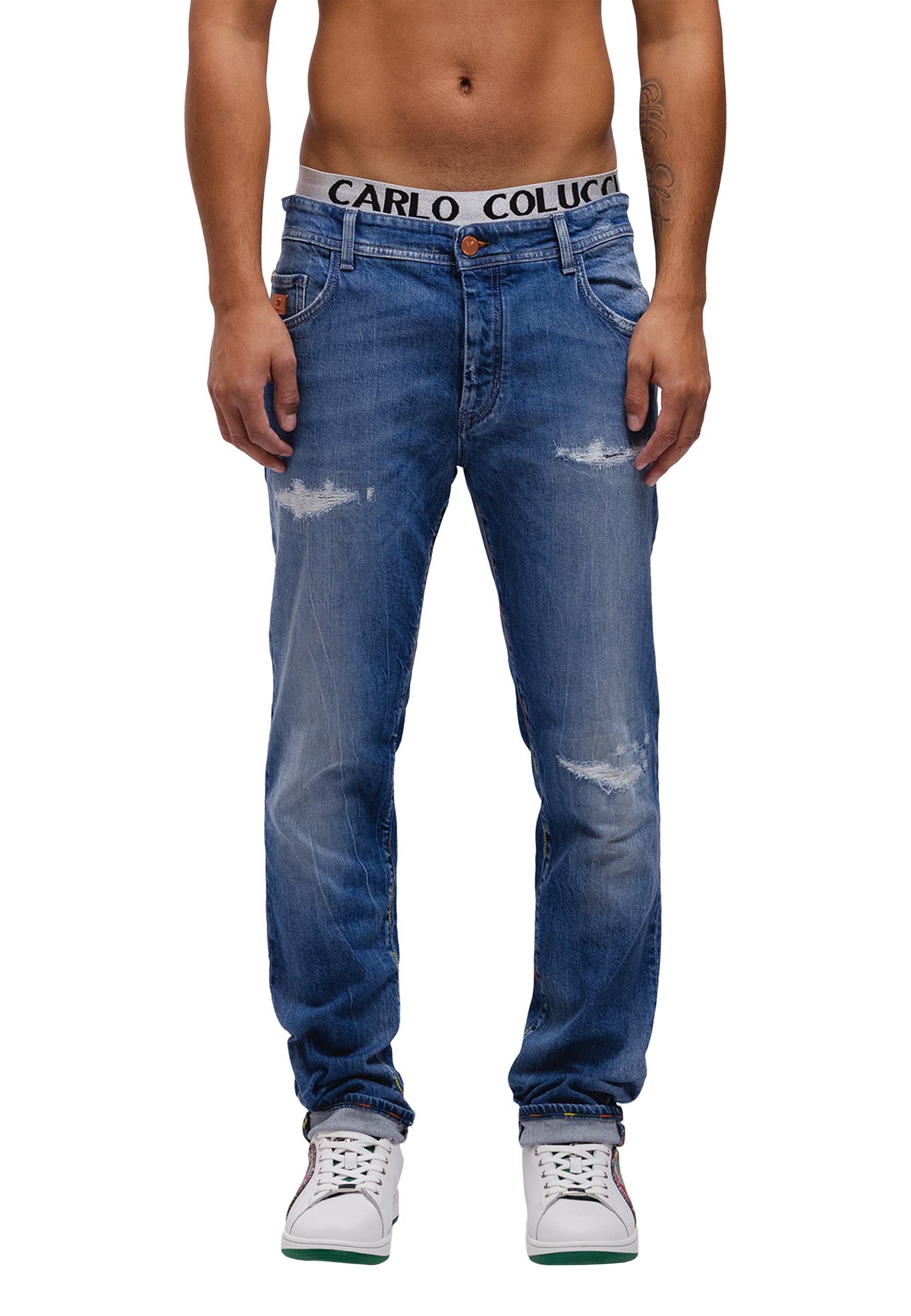 CARLO COLUCCI 5-Pocket-Jeans BROOKLYN