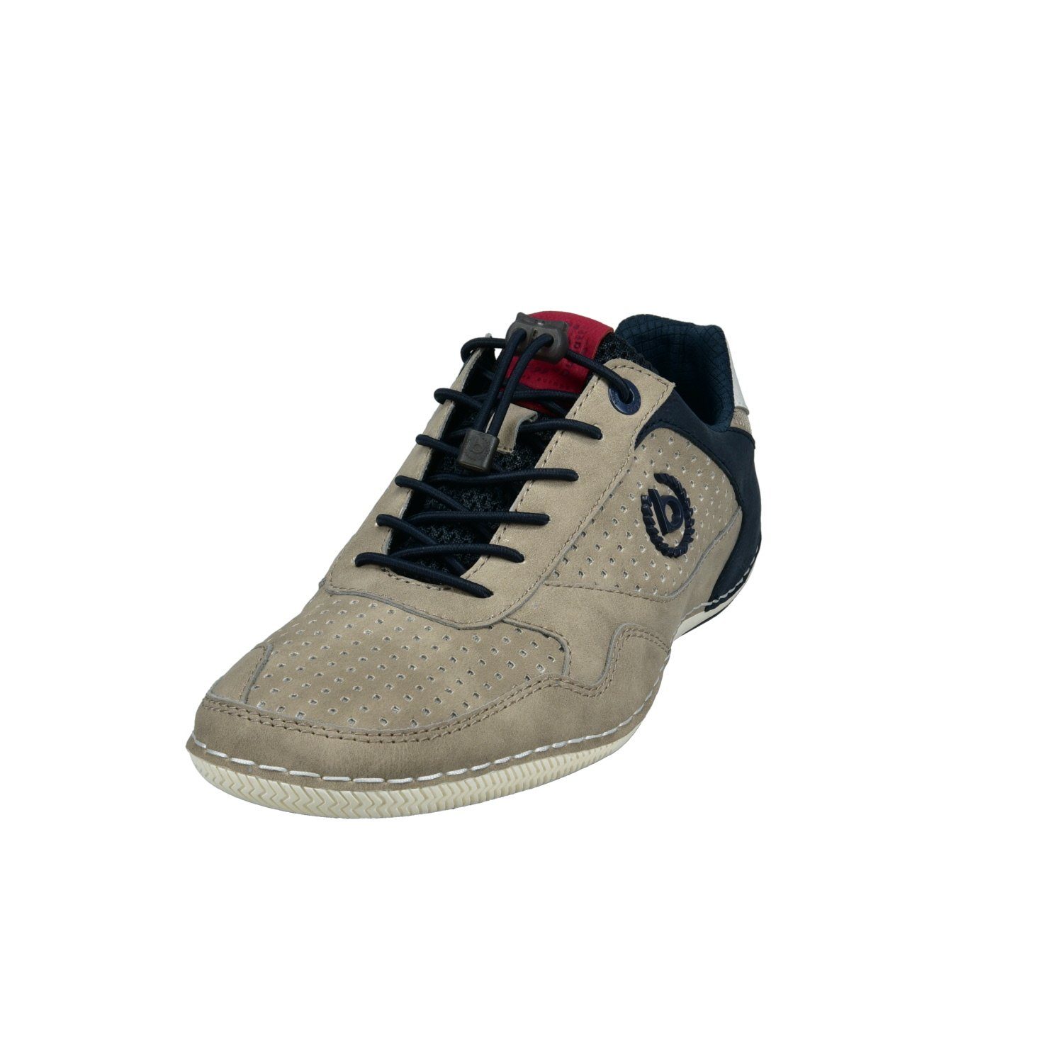 bugatti Bugatti Herren Sneaker CANARIO 321-48010-5000-1400 taupe Sneaker