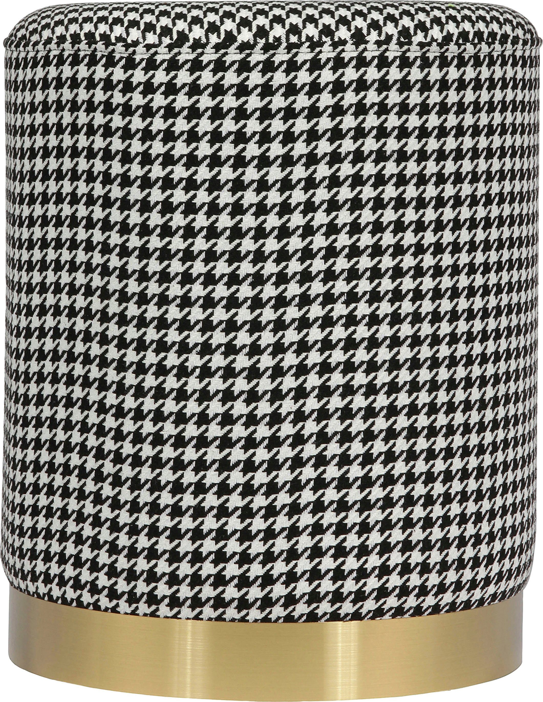 Kayoom Sitzhocker Hocker Nona 525, Polster- und Sitzhocker, stillvoll und flauschig (1 St), komfortabel, vielseitig einsetzbar, supersofte Haptik