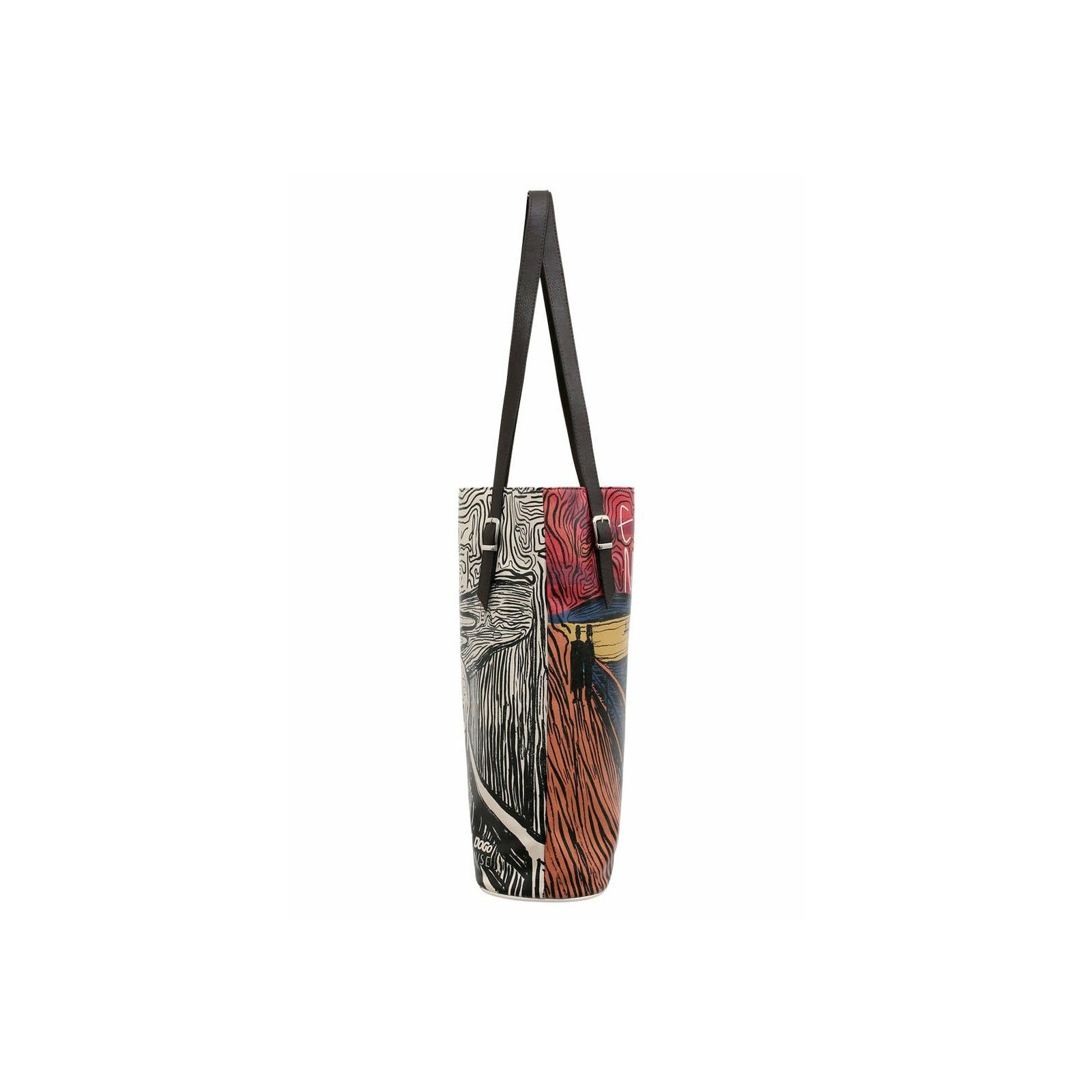 DOGO Dogo Tall Bag Schultertascheedvard Munch The Scream Damen Outdoorsandale Handgefertigt