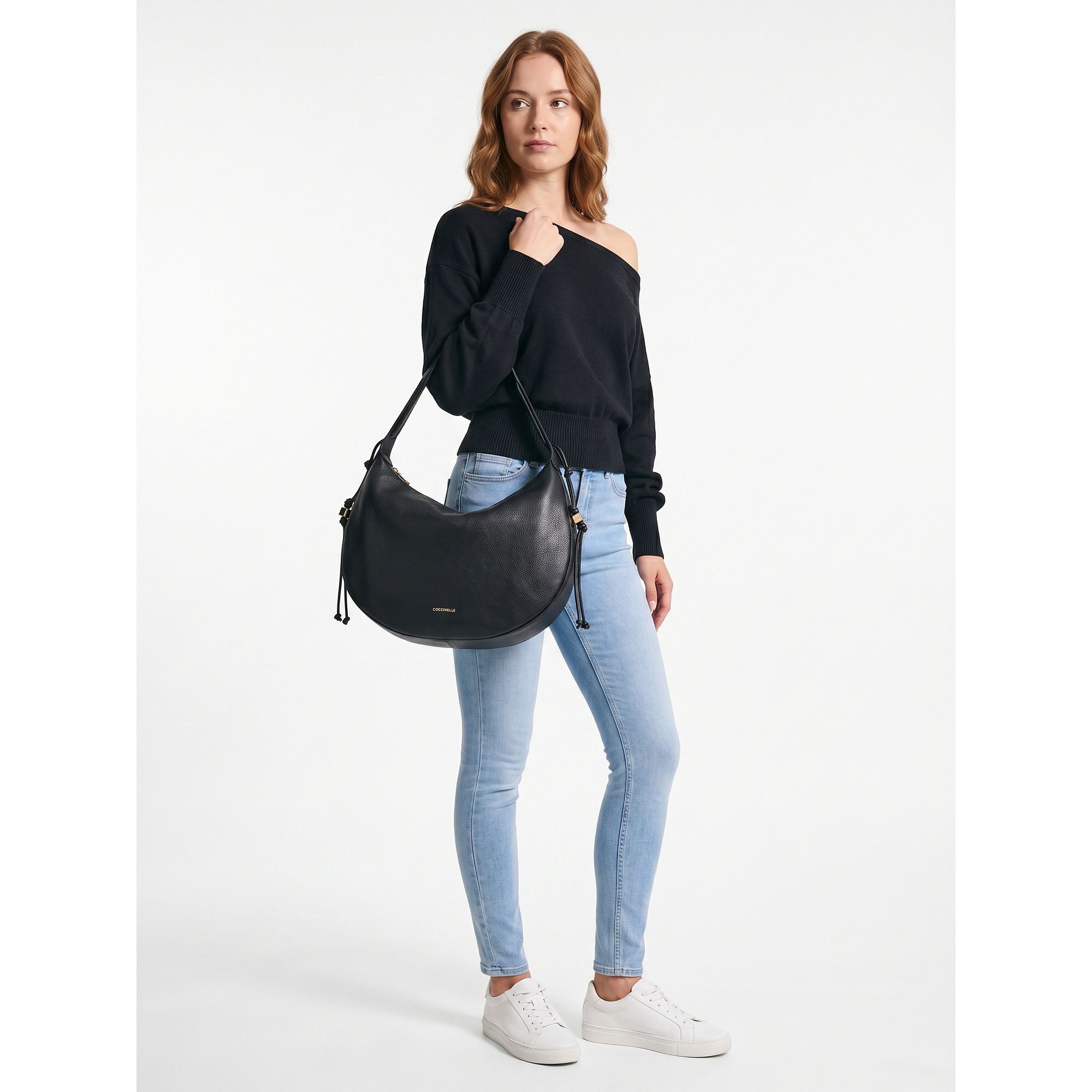 COCCINELLE Schultertasche Thess, Leder