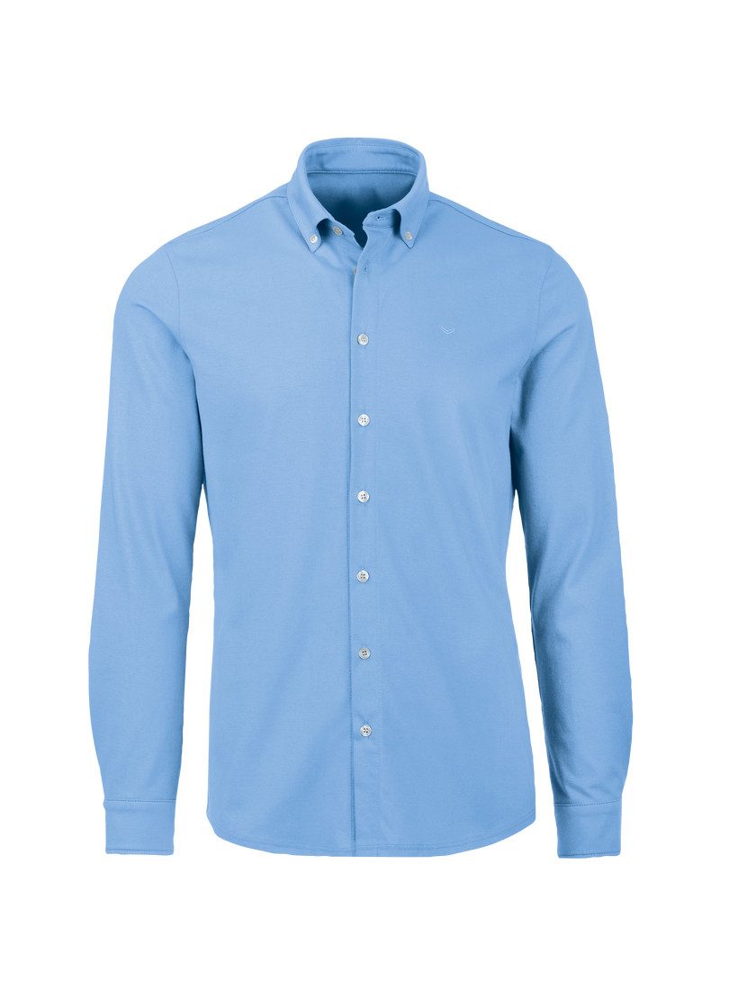 Trigema Poloshirt TRIGEMA Business-Hemd aus DELUXE-Single-Jersey günstig online kaufen