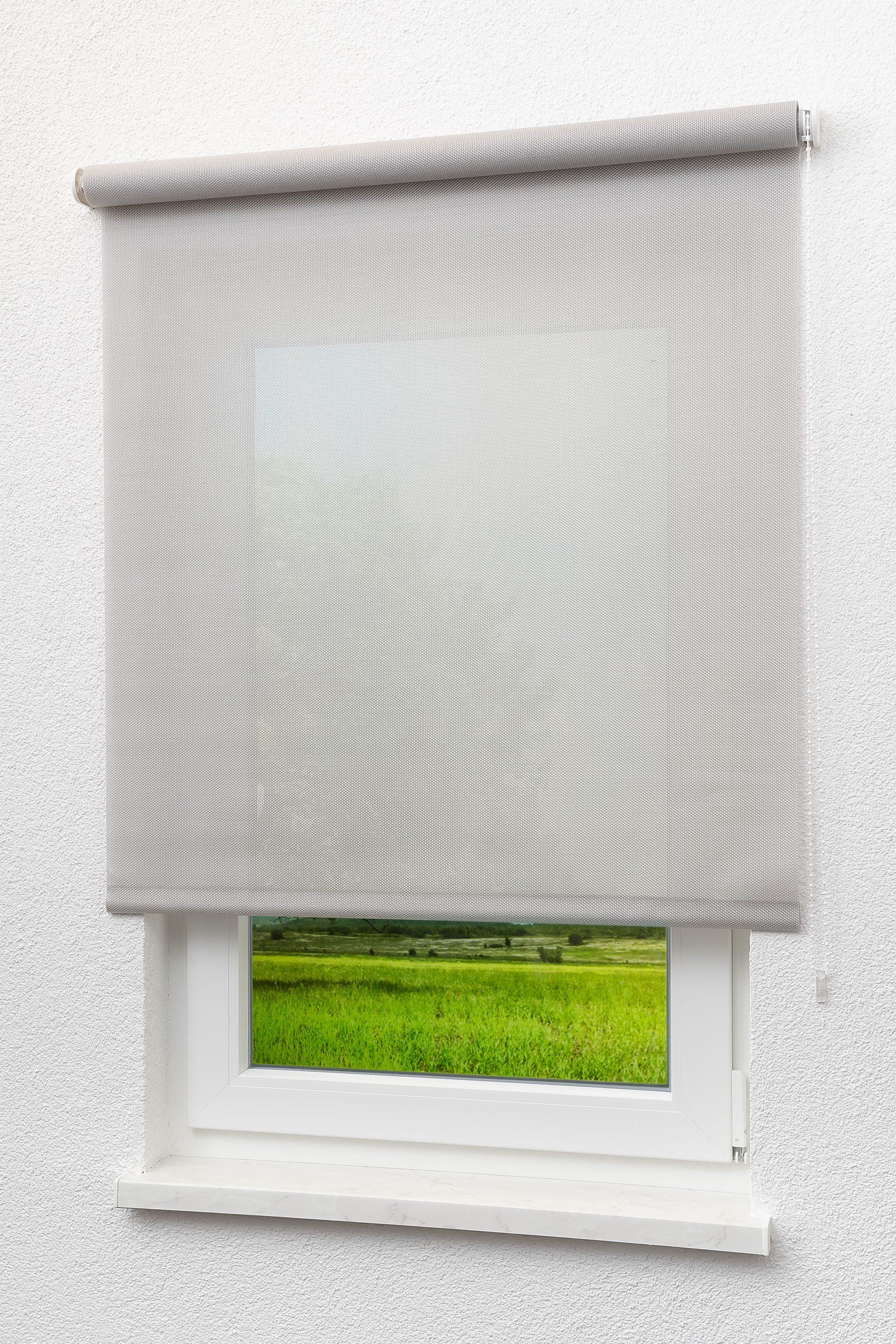Rollo Qualitätsrollo Screen Silber, LYSEL®, transparent, HxB 190x63cm