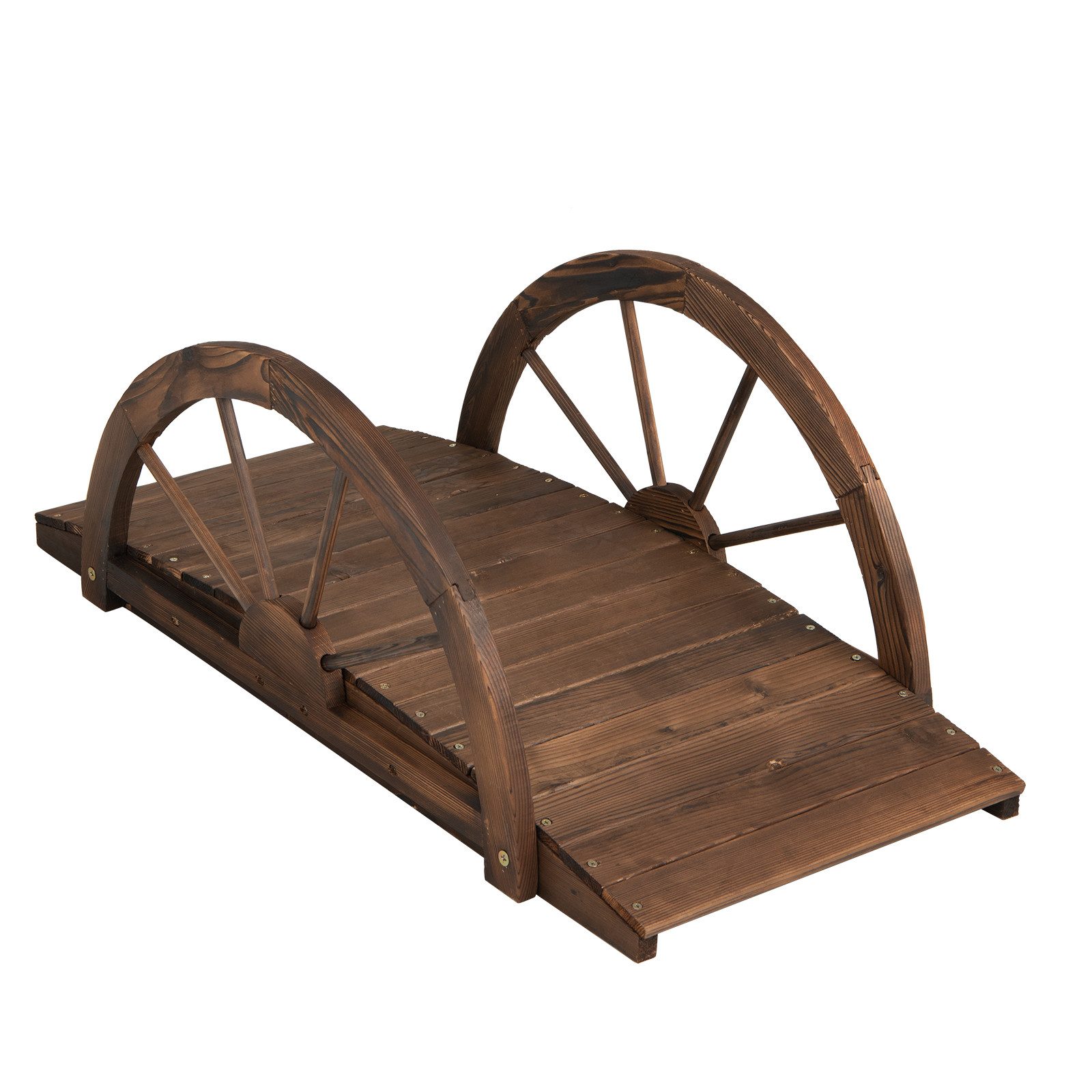 COSTWAY Zierbrücke Gartenbrücke, 101 x 48,5 günstig online kaufen