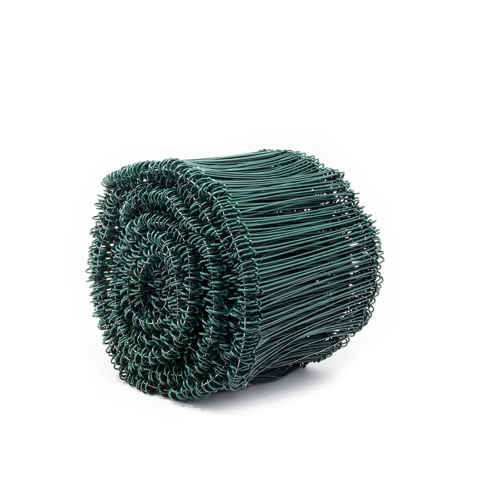 H & R GmbH Draht Ösenbindedraht kunststoffummantelt grün - 1,0/1,4 x 160 mm Bunde von 1000 Stück