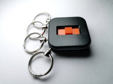 HR Autocomfort Schlüsselanhänger Set Schwarzer PLAYBOY Schlüsselanhänger Emblem Häschen BLACK BUNNY Relief