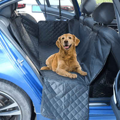 vidaXL Hundepool Hunde-Autositzbezug Schwarz 137x46x50 cm