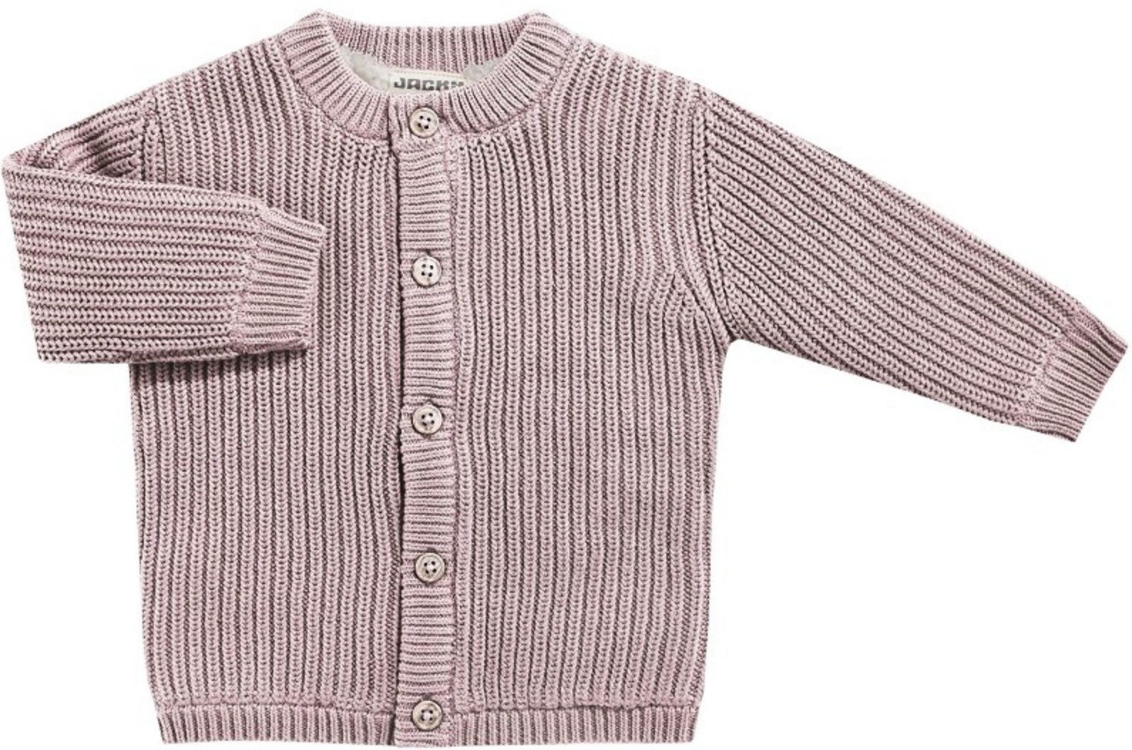 JACKY Strickjacke Jacky Strickjacke für Baby, mit Knopfleiste, Baumwoll-Obermaterial