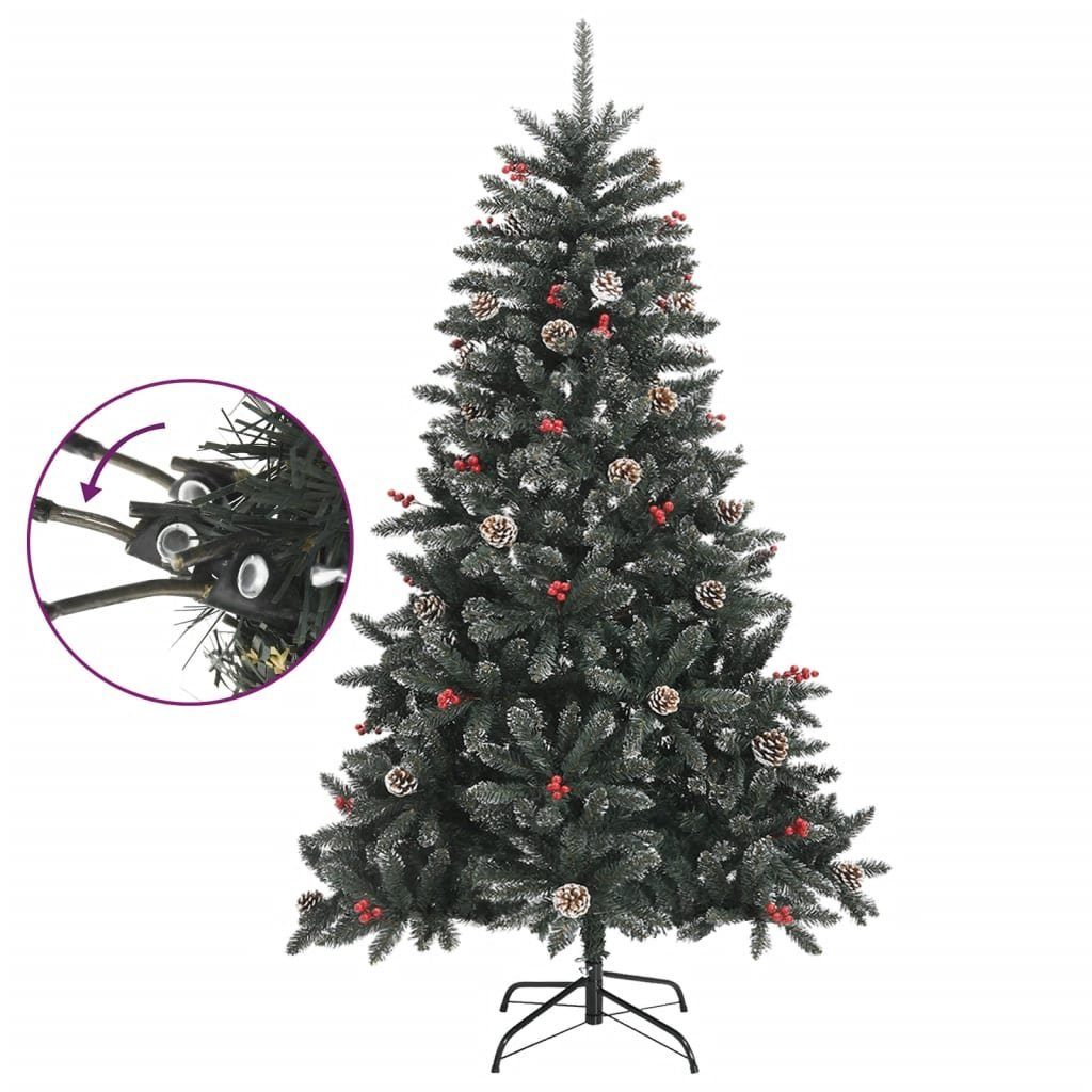 120 furnicato Weihnachtsbaum PVC Grün cm mit Ständer Künstlicher