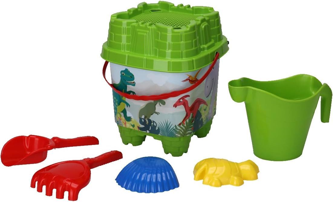 mucHome Sandform-Set Sandspielzeug SET 7-teilig Strandspielzeug Eimer, Sieb, Sandformen