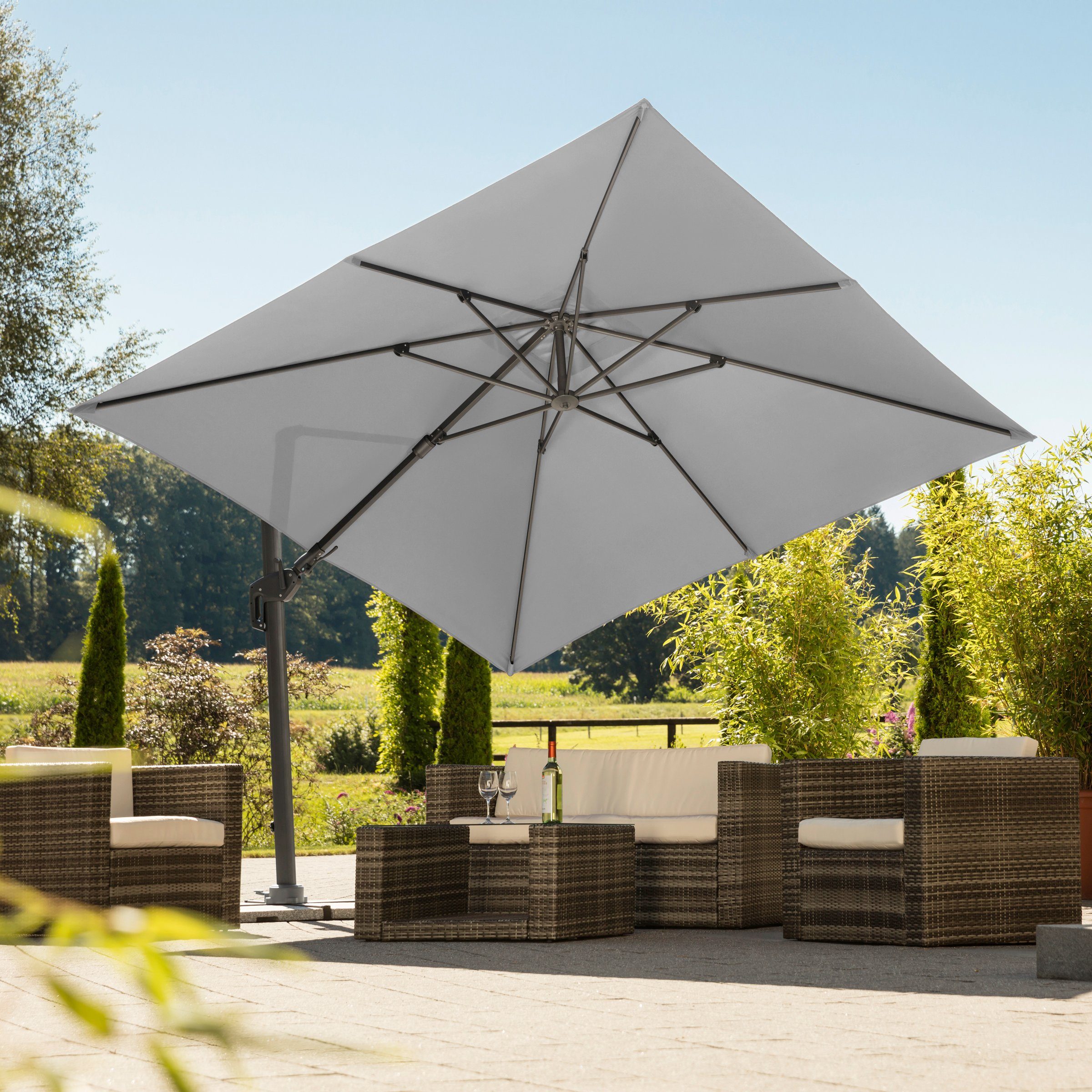 SCHNEIDER SCHIRME Ampelschirm »Rhodos Twist« OTTO