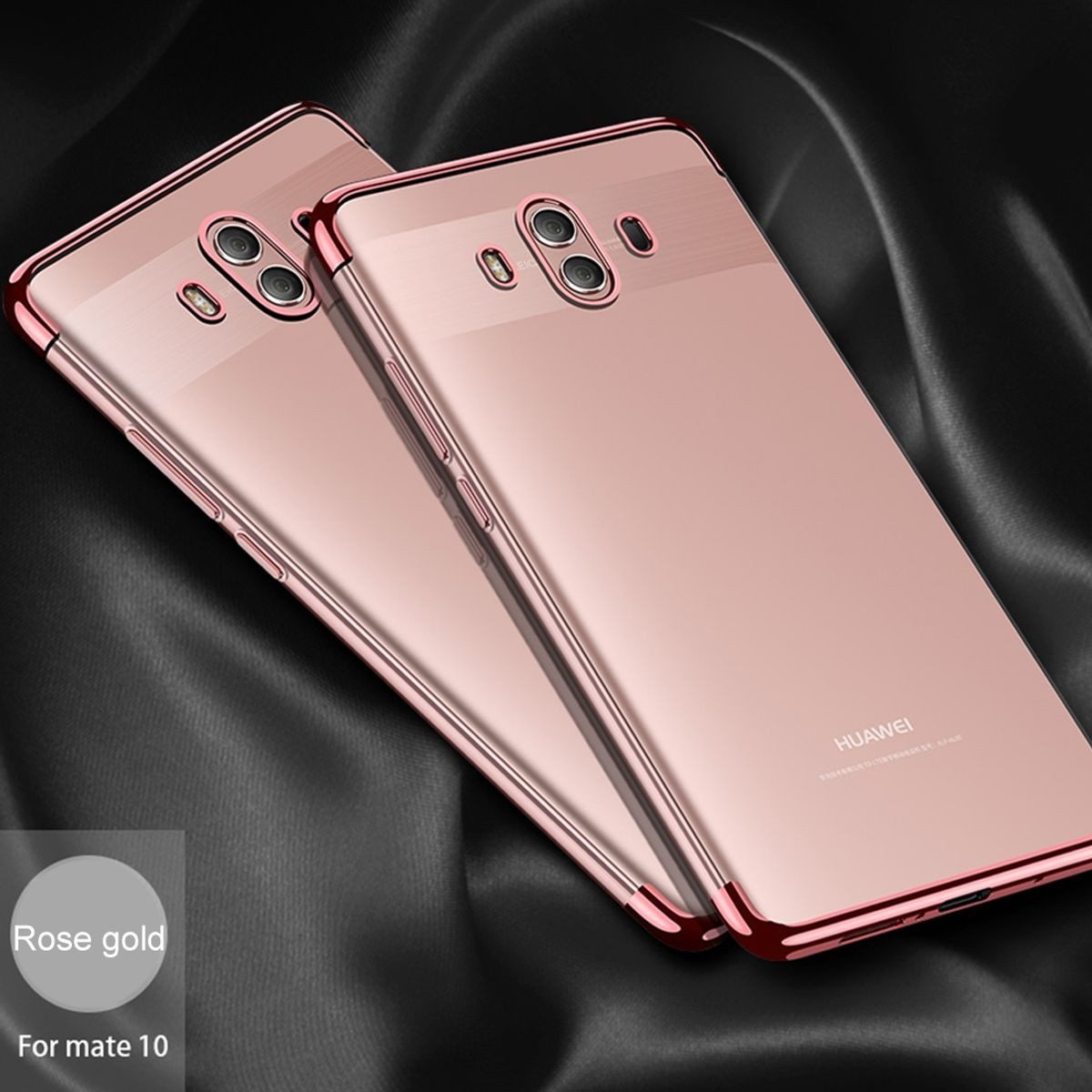 König Design Handyhülle Huawei Mate 10, Huawei Mate 10 Handyhülle Bumper Backcover Rosa