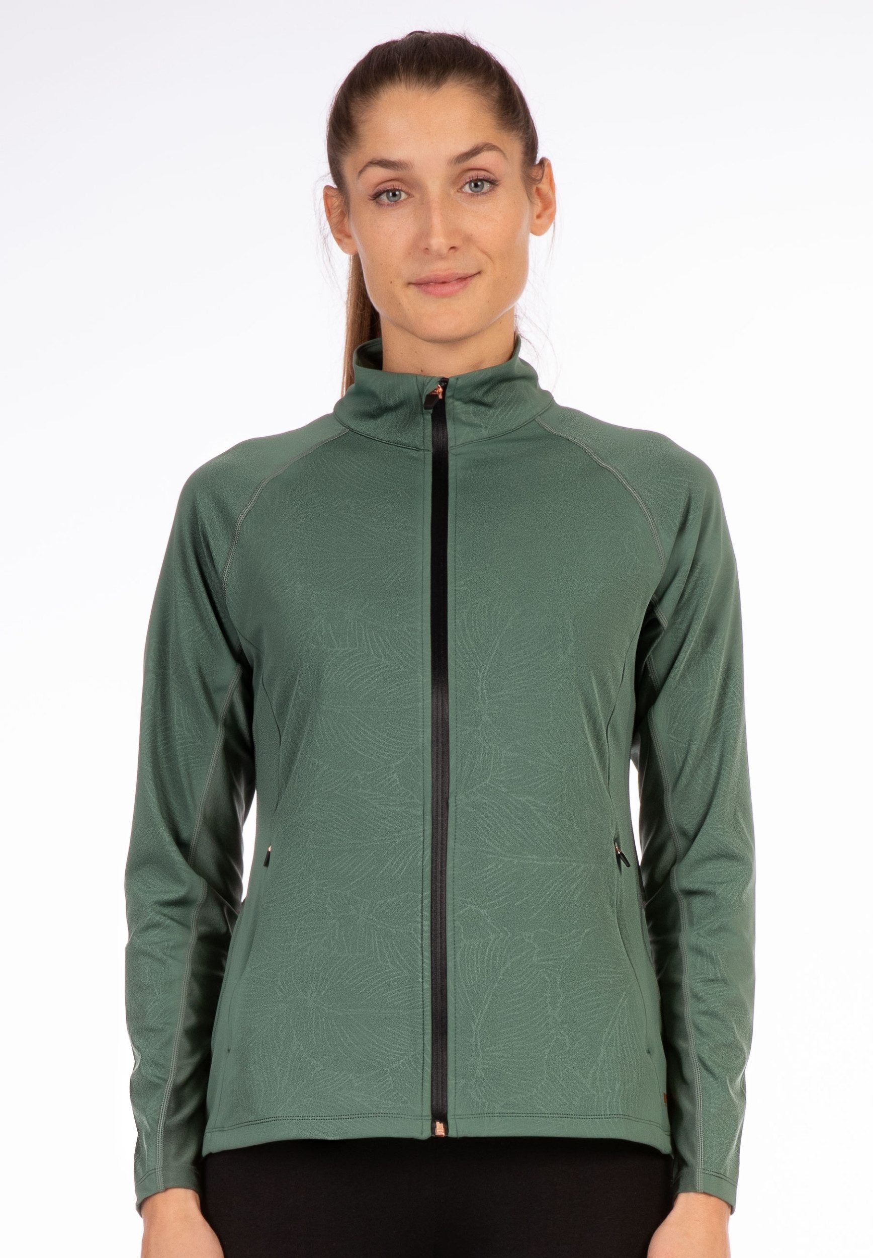 Fleecejacke Damen Sportjacke Karen 2 885-duck green