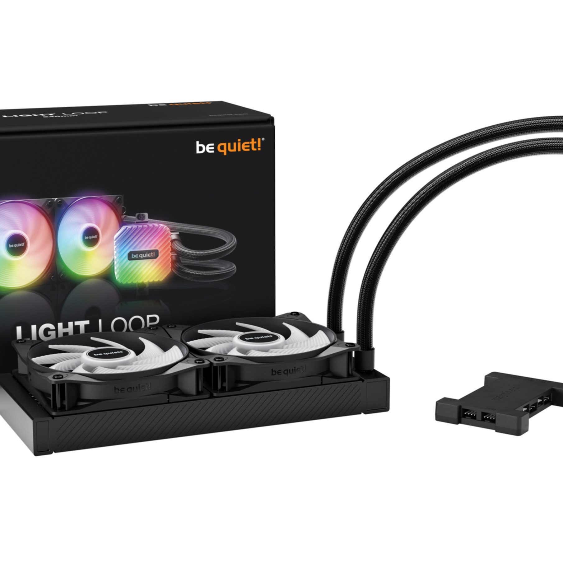 be quiet! Корпусний вентилятор LIGHT LOOP 240mm Black