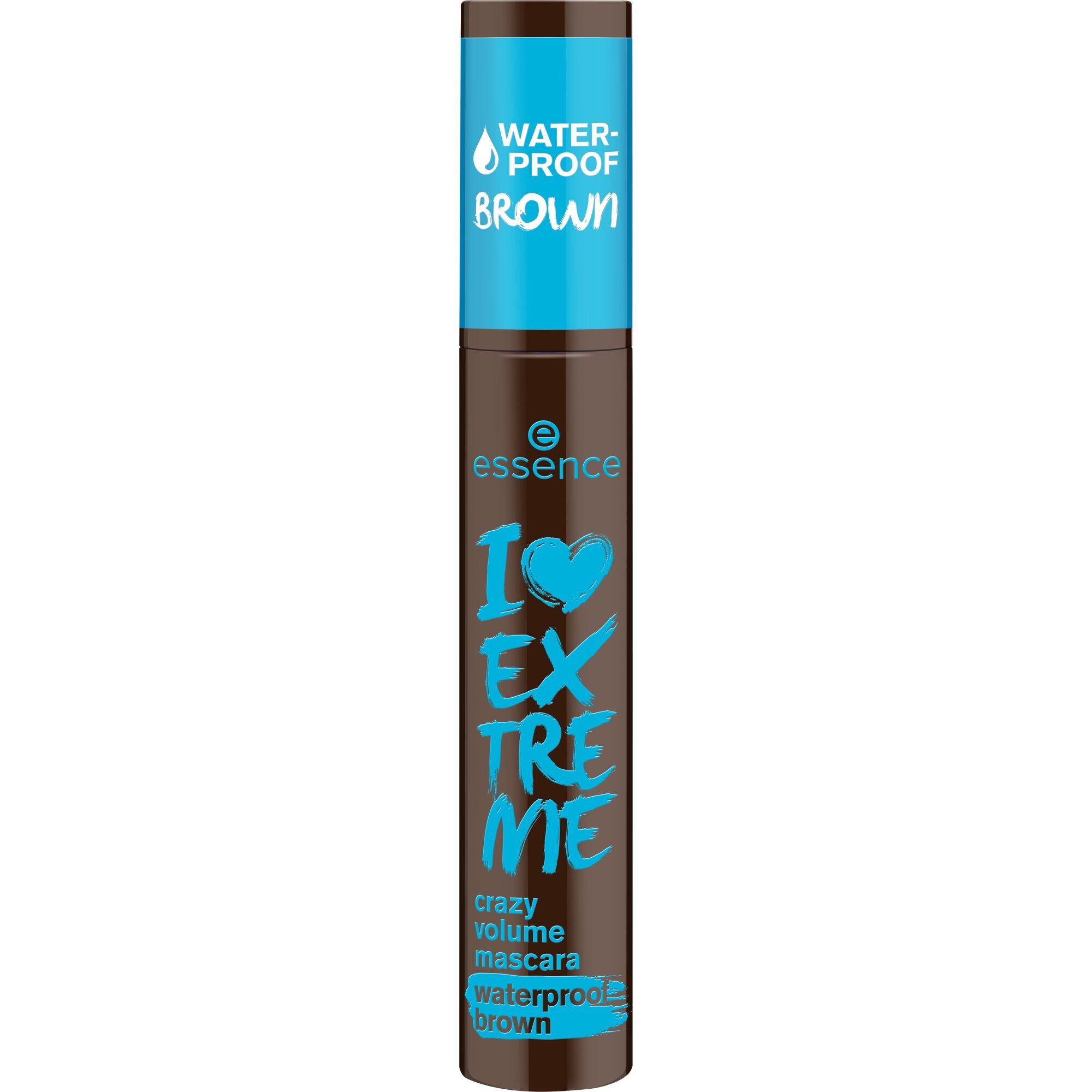 Essence Mascara I LOVE EXTREME crazy volume mascara waterproof brown, 3-tlg.