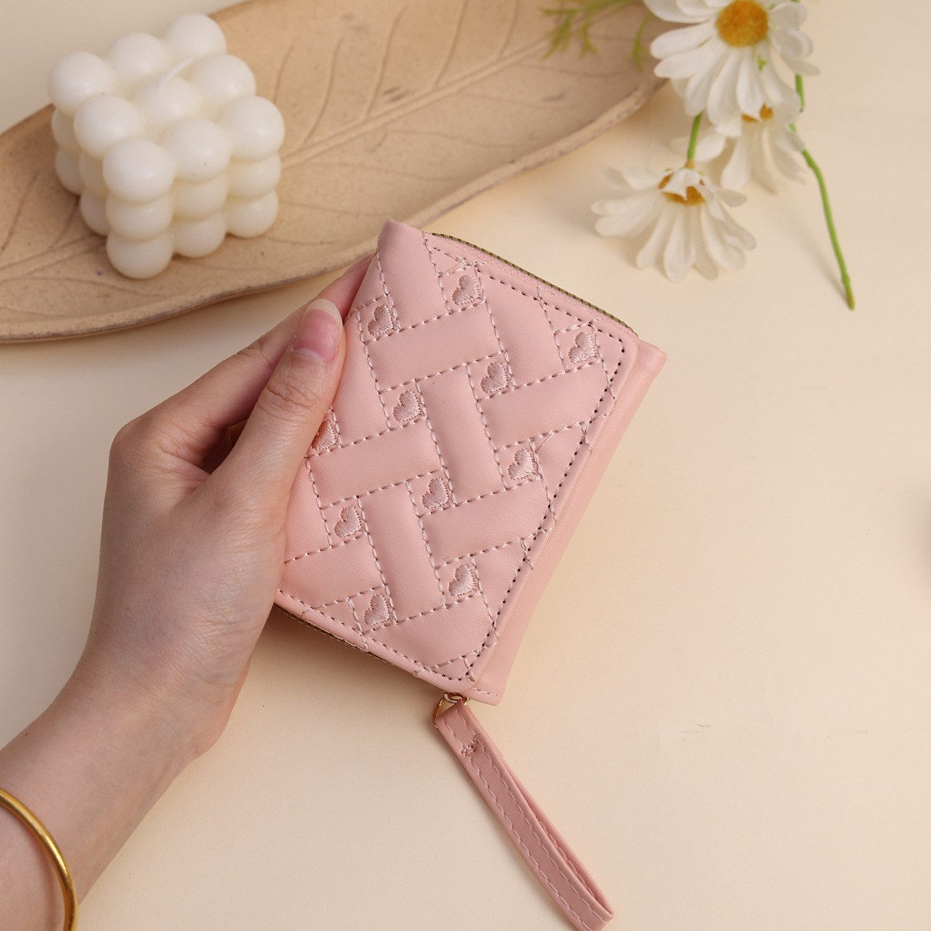 Zaewry Geldbörse Damen Kleines Portemonnaie Mini Kurzer Damen Geldbeutel, mit Zipper Münzfach Brieftasche