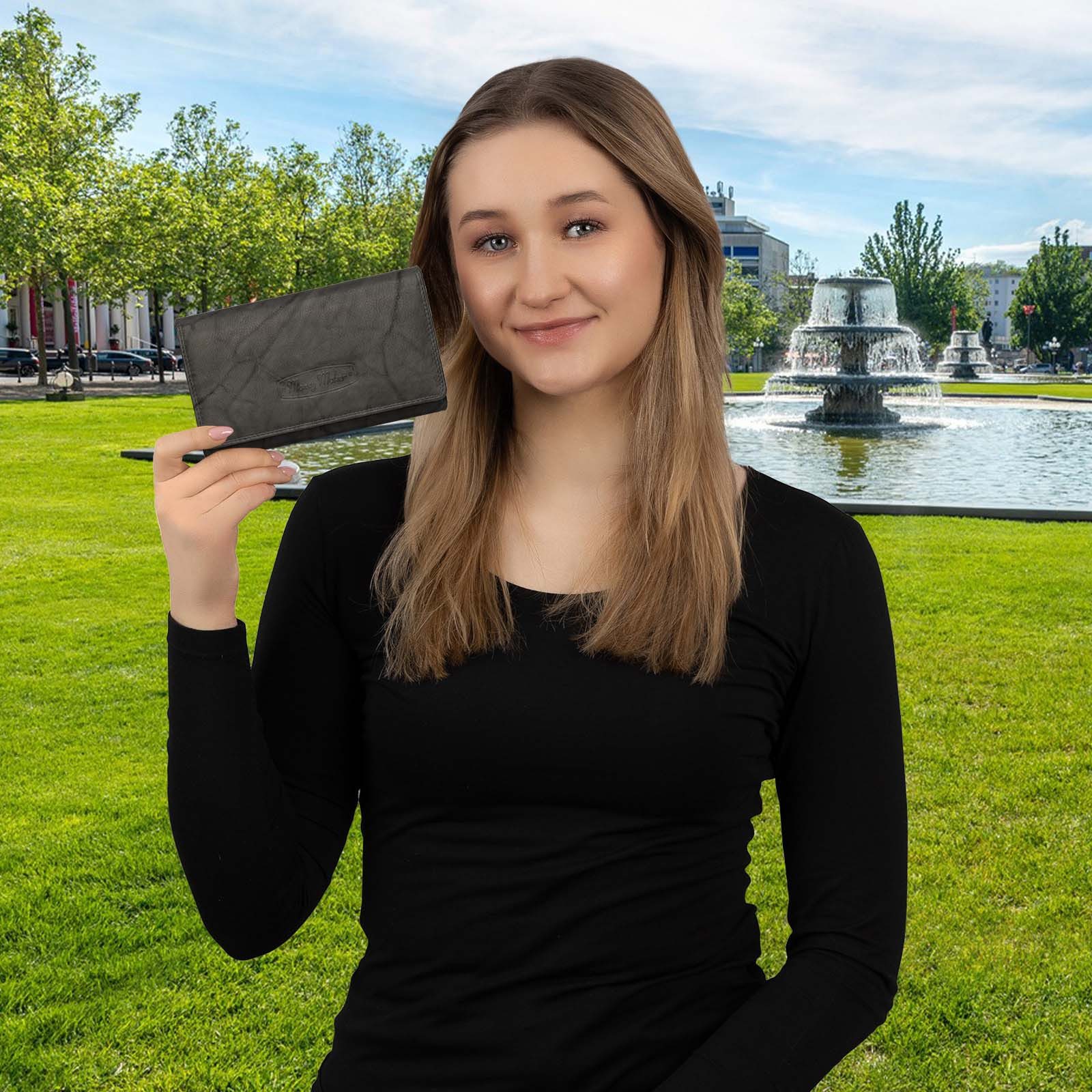 Money Maker Geldbörse RFID Damen Geldbörse Portemonnaie Geldbeutel Damenbör günstig online kaufen