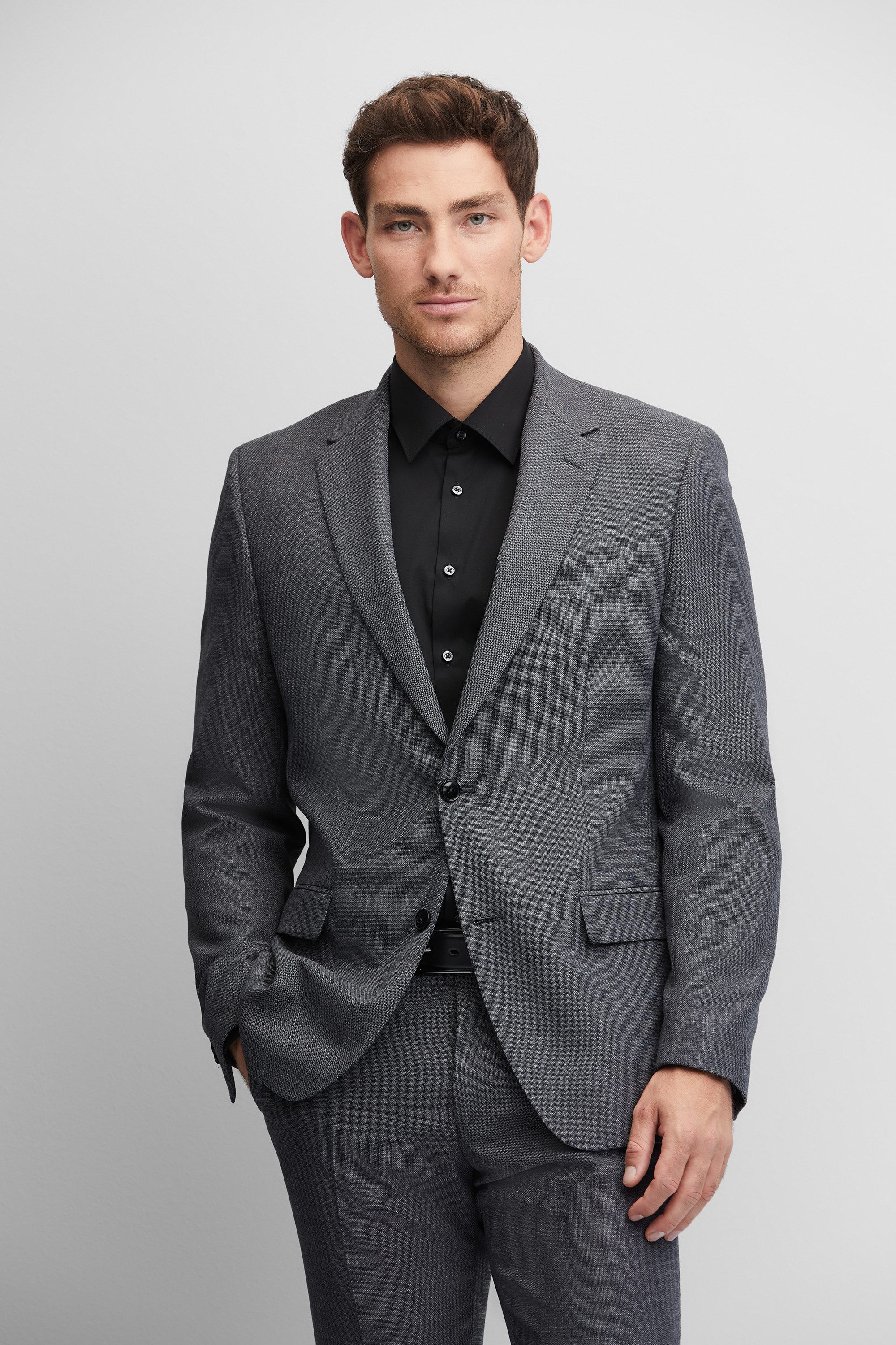 Digel Anzugsakko Duncan (1-tlg., Mischgewebe) Kissing Buttons günstig online kaufen