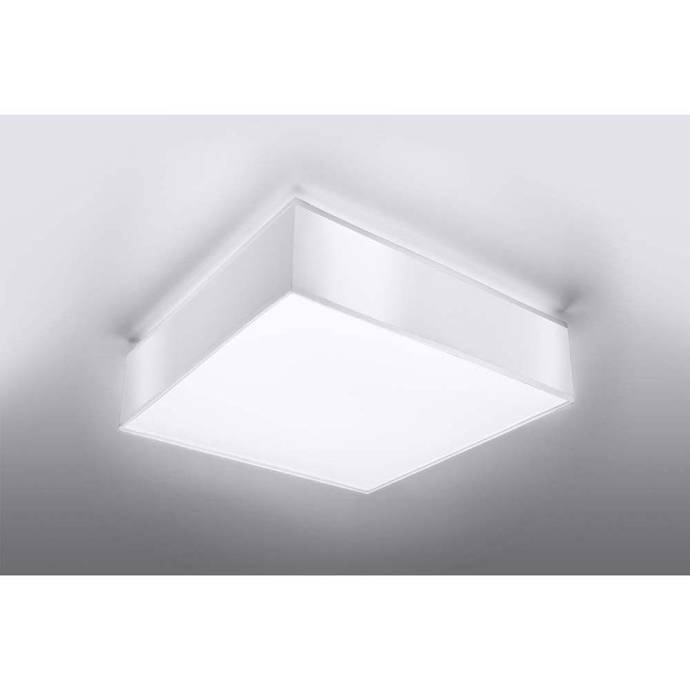 etc-shop Deckenstrahler, Leuchtmittel Deckenleuchte nicht PVC Stahl Deckenlampe inklusive, Esszimmer Wohnzimmer Modern Weiß