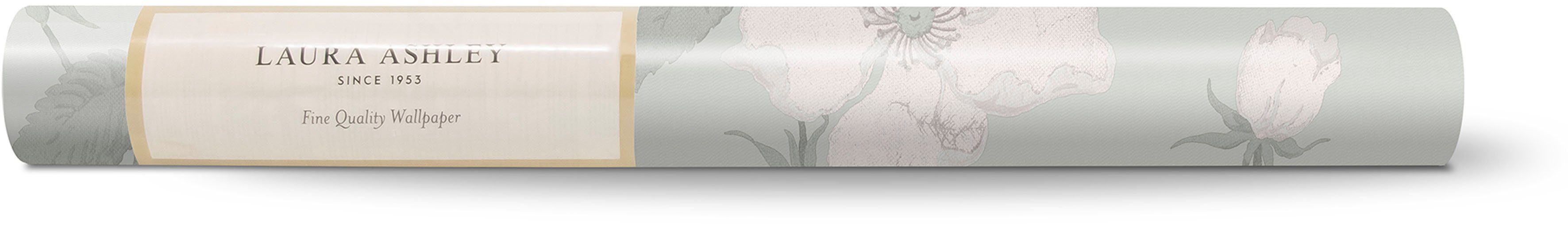 LAURA ASHLEY Vliestapete Laura Ashley Fleurir Smoke Green Vliestapete, glatt, geblümt, (1 St), Laura Ashley Fleurir Smoke Green Vliestapete. € 54,99, (€ 10,58 pro 1 qm).