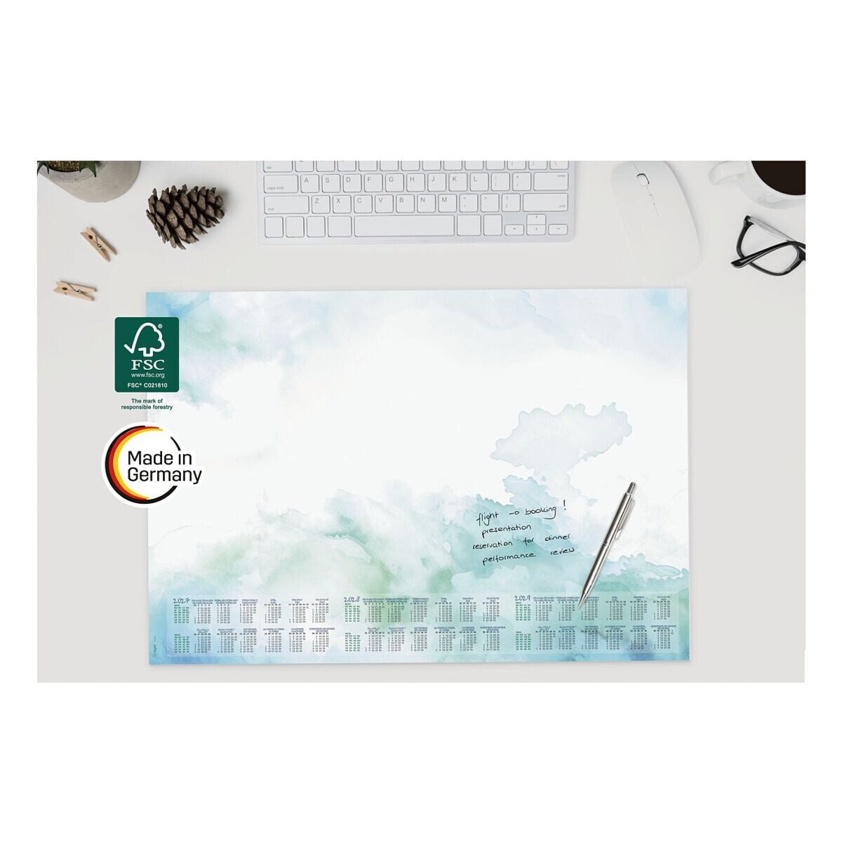 Sigel Schreibtischunterlage Watercolor Sea – Bild 4 von 4