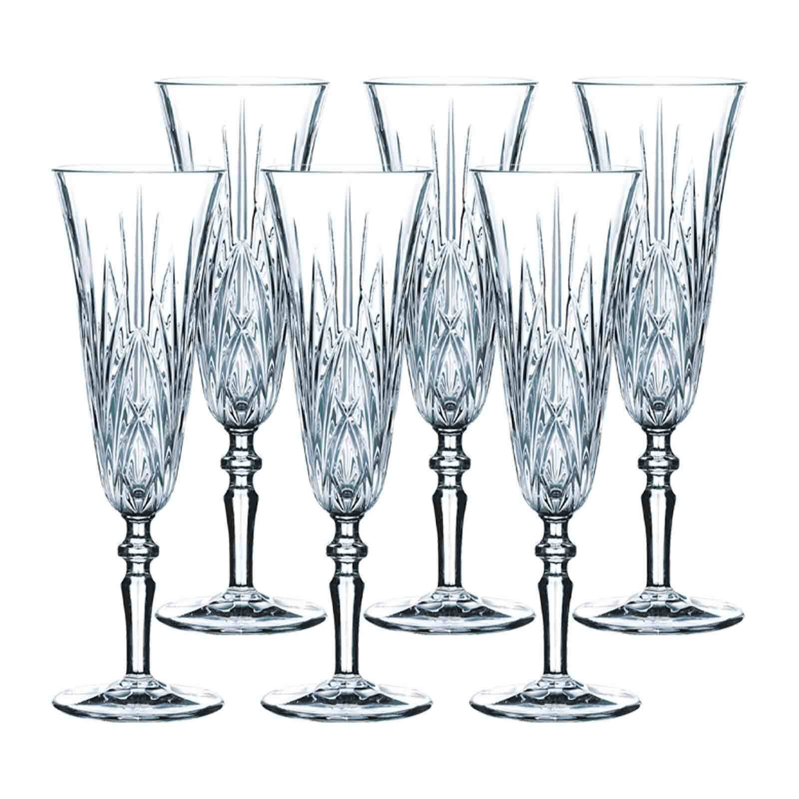 Nachtmann Sektglas Palais Sektgläser 140 ml 6er Set, 6-tlg., Glas