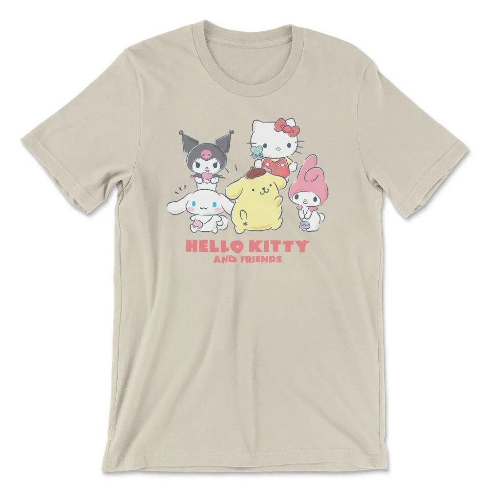 Hello Kitty T-Shirt And Friends Sketch T-Shirt