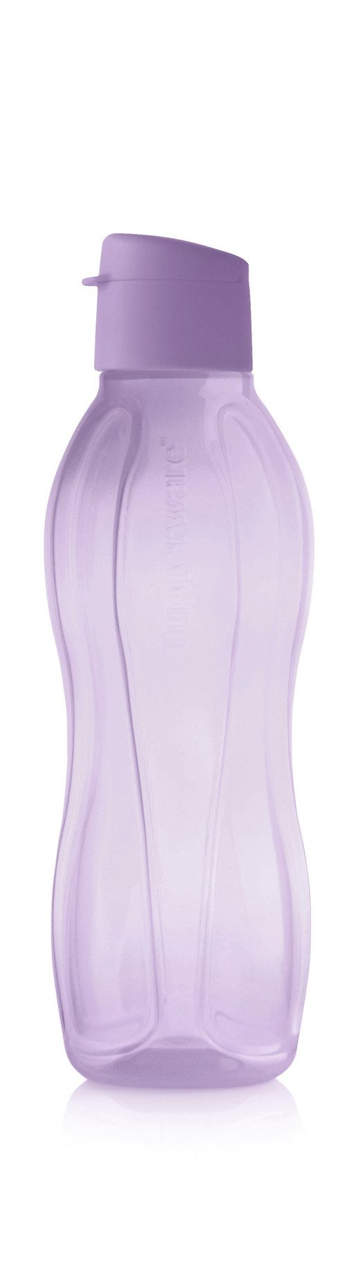 TUPPERWARE Trinkflasche Tupperware EcoEasy Trinkflasche 750ml in lila mit Clipverschluß