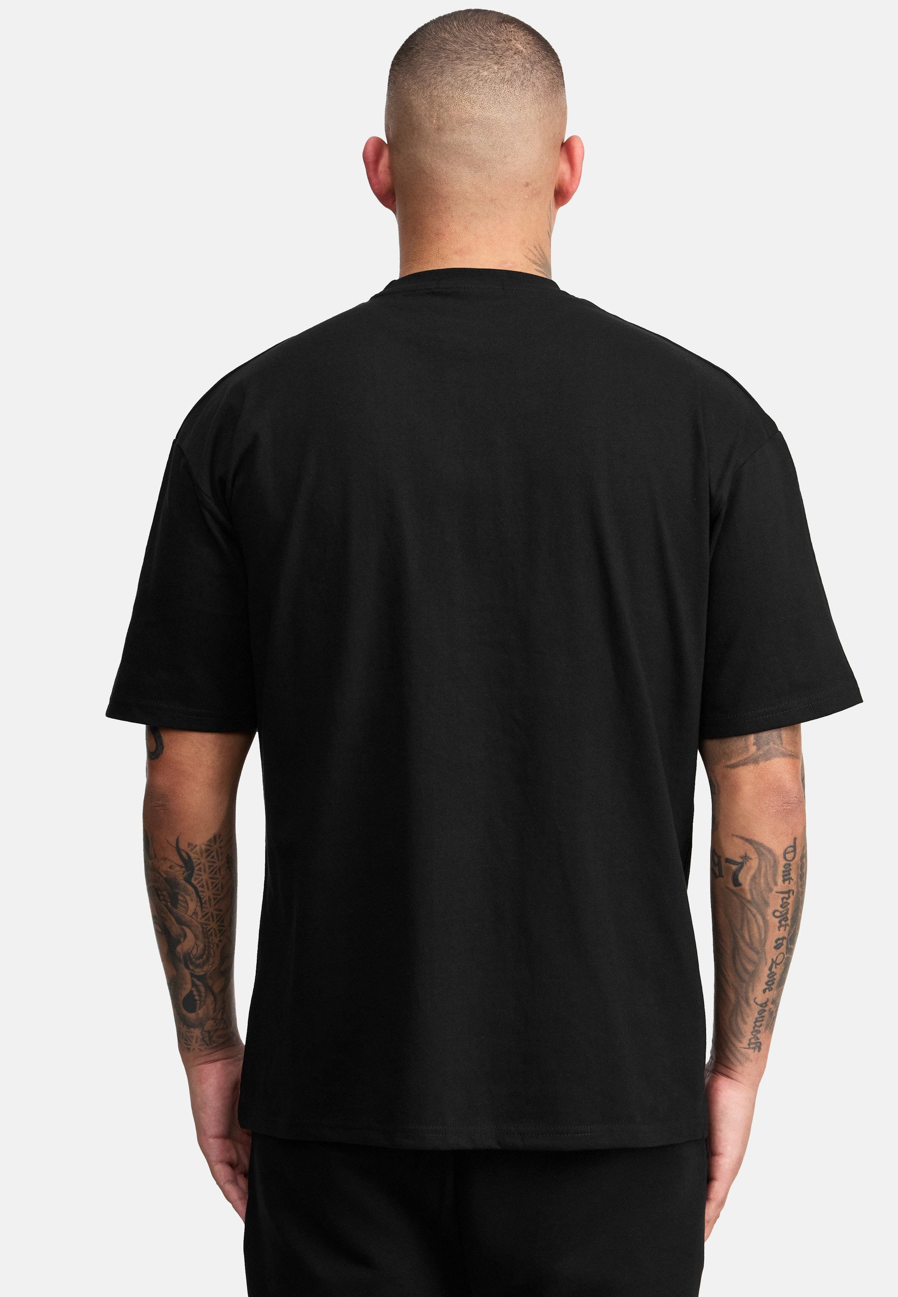 trueprodigy Oversize-Shirt Channing Logoprint Rundhals dicker Stoff