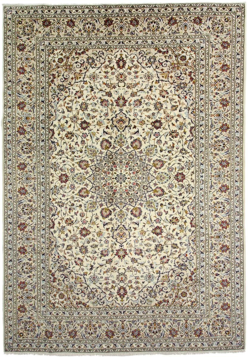 Orientteppich Keshan 244x352 Handgeknüpfter Orientteppich / Perserteppich, Nain Trading, rechteckig, Höhe: 12 mm