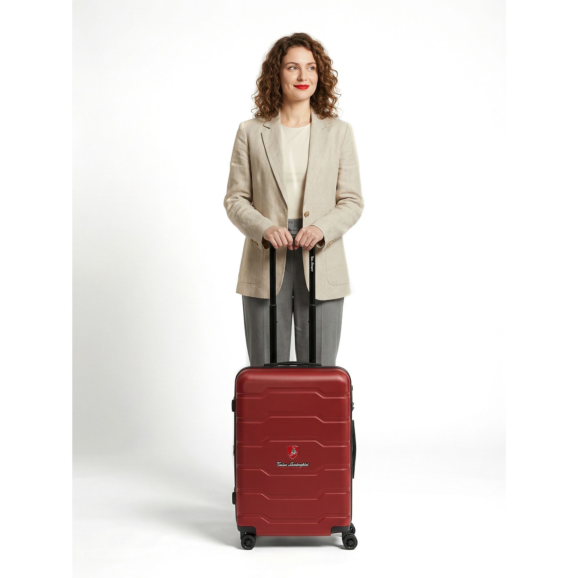 Tonino Lamborghini Hartschalen-Trolley Bologna, 4 Rollen, ABS