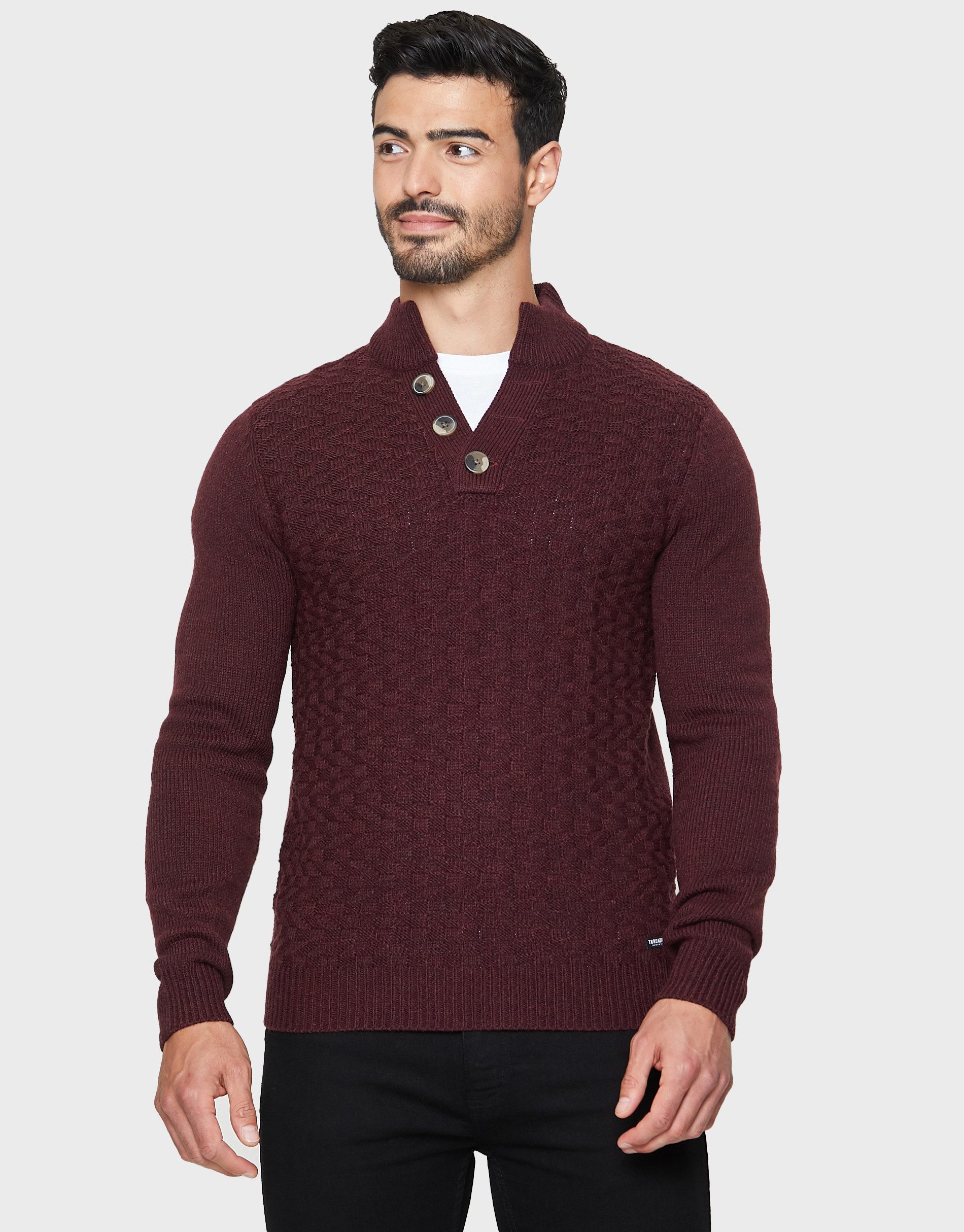 Threadbare Rundhalspullover Kelley (1-tlg) mit V-Ausschnitt günstig online kaufen