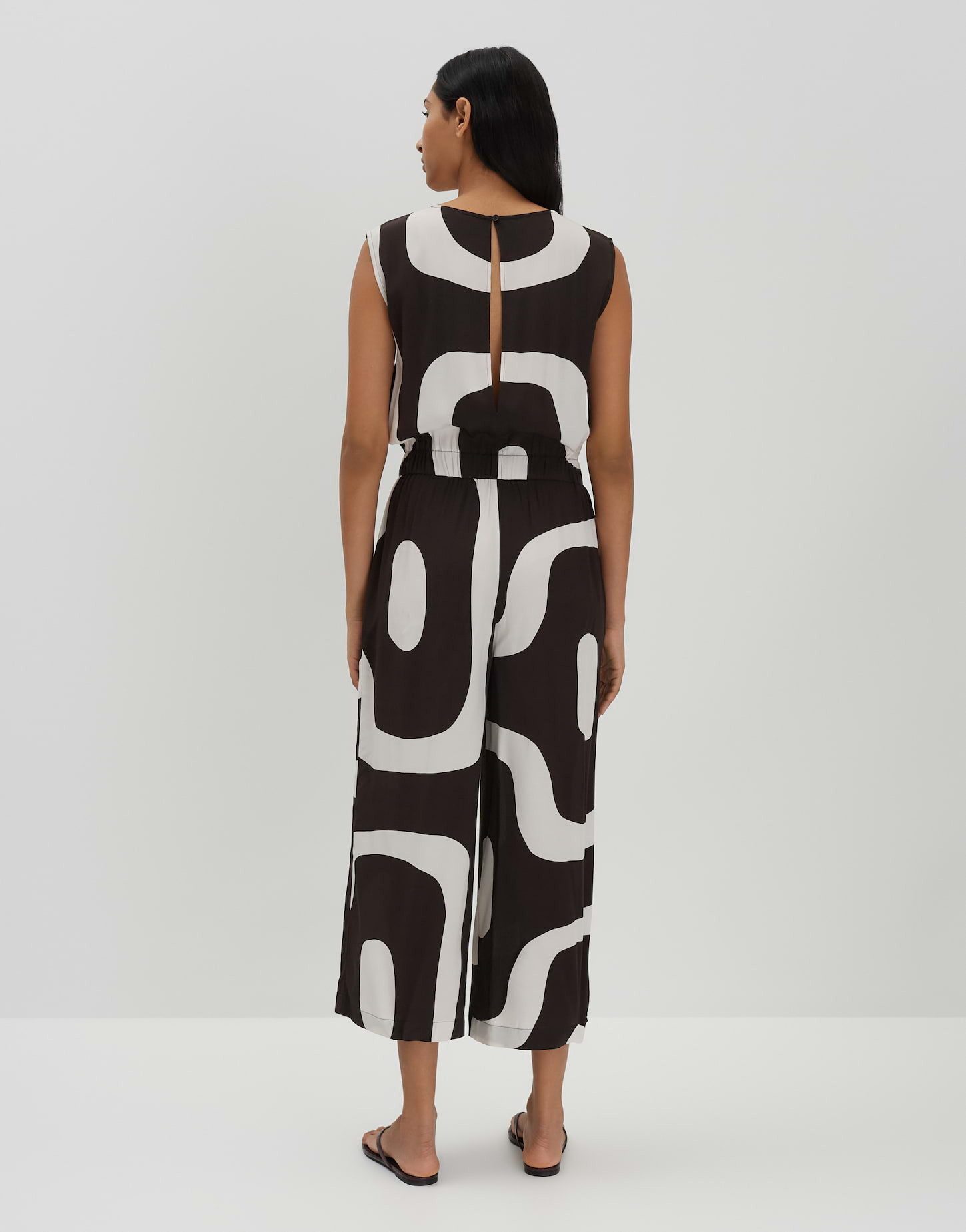 someday Jumpsuit CETURAL mit abstrakten Print